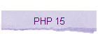 PHP 15